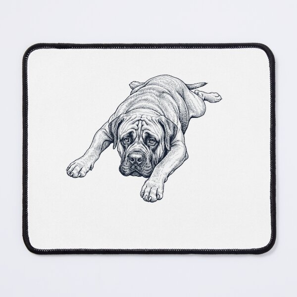 Item preview, Vintage Mastiff Splooting Dog Mom Dad Lover designed and sold by DoodleTortle.