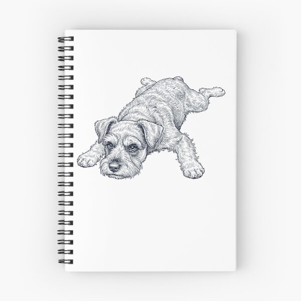 Item preview, Vintage Miniature Schnauzer Splooting Dog Mom Dad Lover designed and sold by DoodleTortle.