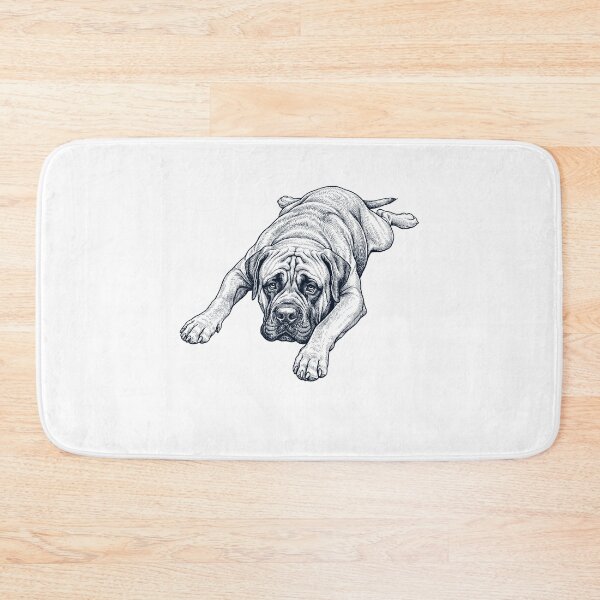Item preview, Vintage Mastiff Splooting Dog Mom Dad Lover designed and sold by DoodleTortle.