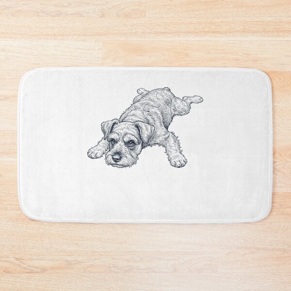 Item preview, Vintage Miniature Schnauzer Splooting Dog Mom Dad Lover designed and sold by DoodleTortle.