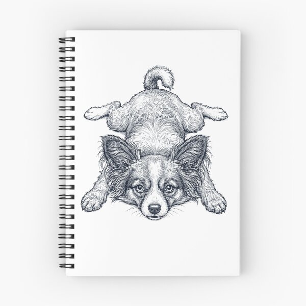Item preview, Vintage Papillon Splooting Dog Mom Dad Lover designed and sold by DoodleTortle.