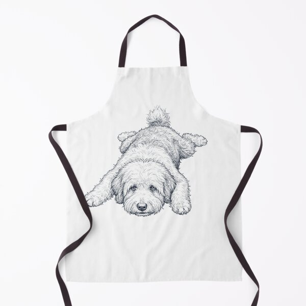 Artikelvorschau, Vintage Old English Sheepdog Splooting Dog Mom Dad Lover entworfen und verkauft von DoodleTortle.