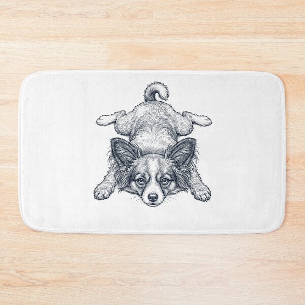 Item preview, Vintage Papillon Splooting Dog Mom Dad Lover designed and sold by DoodleTortle.