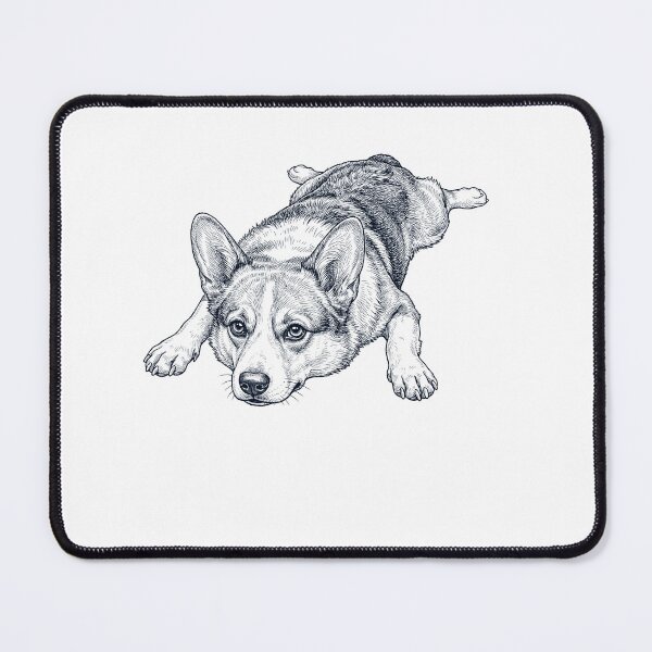 Item preview, Vintage Pembroke Welsh Corgi Splooting Dog Mom Dad Lover designed and sold by DoodleTortle.