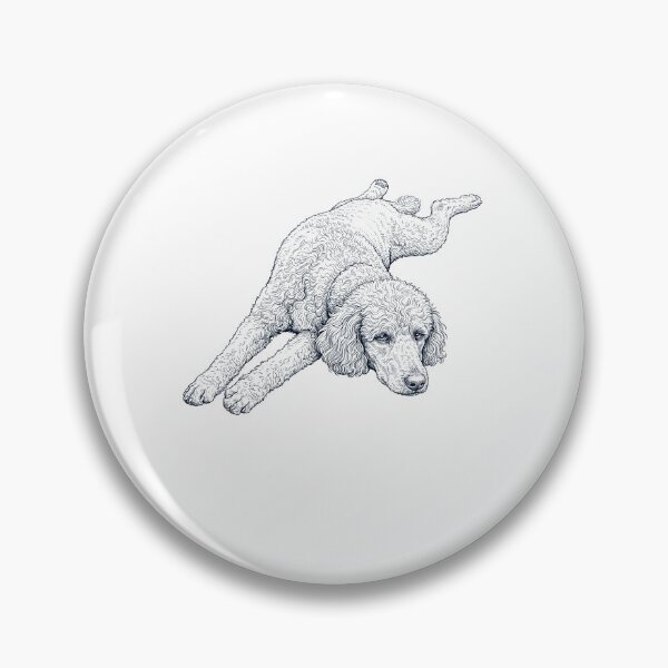 Item preview, Vintage Poodle Splooting Dog Mom Dad Lover designed and sold by DoodleTortle.