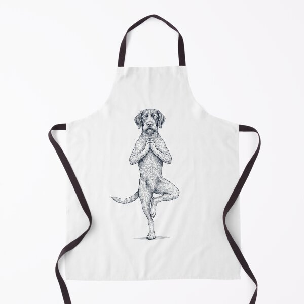Item preview, Vintage German Wirehaired Pointer Yoga Tree Pose Dog Mom Lover designed and sold by TerryConnells.