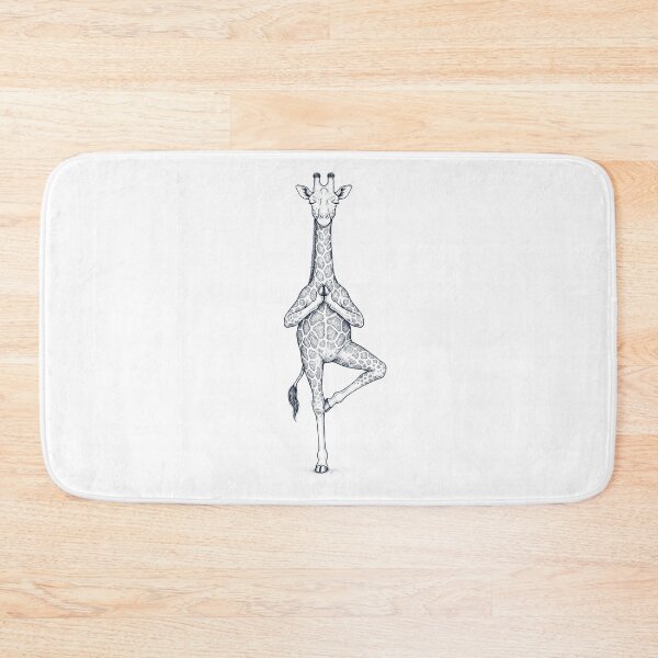 Item preview, Vintage Giraffe Yoga Tree Pose Animal Lover designed and sold by TerryConnells.