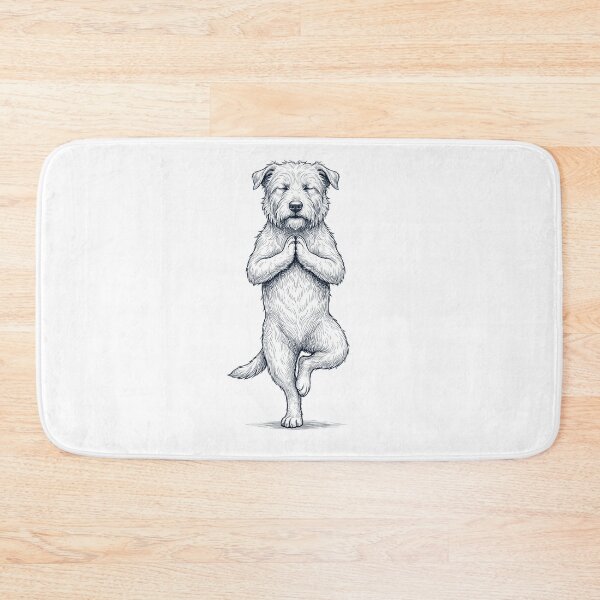 Item preview, Vintage Glen of Imaal Terrier Yoga Tree Pose Dog Mom Lover designed and sold by TerryConnells.