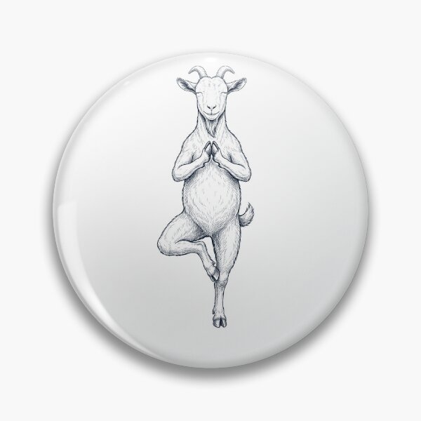 Item preview, Vintage Goat Yoga Tree Pose Animal Lover designed and sold by TerryConnells.