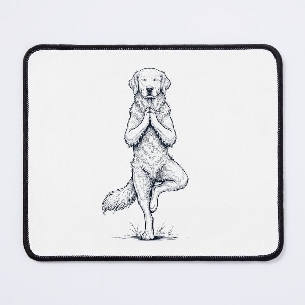 Item preview, Vintage Golden Retriever Yoga Tree Pose Dog Mom Lover designed and sold by TerryConnells.