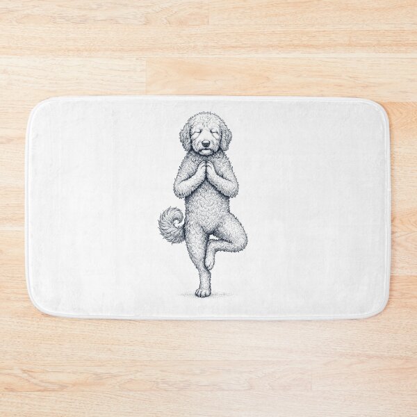 Item preview, Vintage Goldendoodle Yoga Tree Pose Dog Mom Lover designed and sold by TerryConnells.