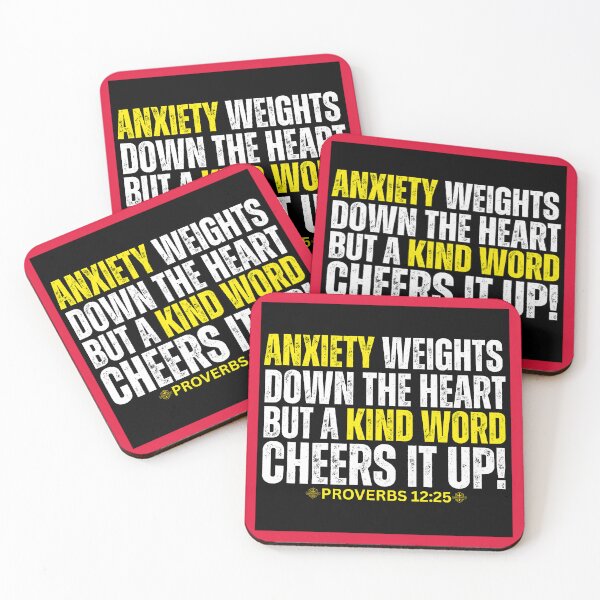 Item preview, Proverbs 12:25: Anxiety Weights down the Heart | Merch  designed and sold by UnboundFull.