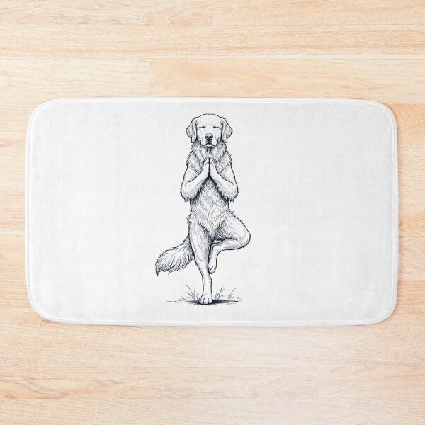 Item preview, Vintage Golden Retriever Yoga Tree Pose Dog Mom Lover designed and sold by TerryConnells.