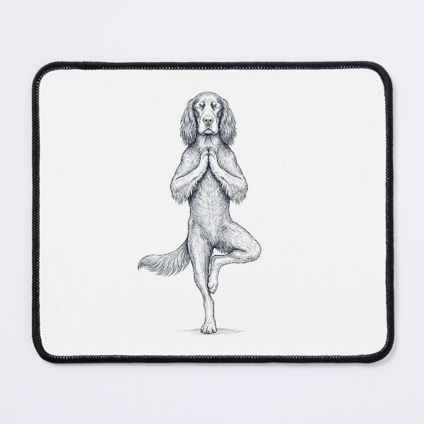 Item preview, Vintage Gordon Setter Yoga Tree Pose Dog Mom Lover designed and sold by TerryConnells.