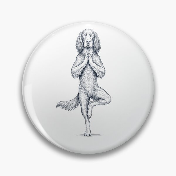 Item preview, Vintage Gordon Setter Yoga Tree Pose Dog Mom Lover designed and sold by TerryConnells.