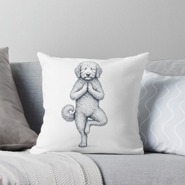Item preview, Vintage Goldendoodle Yoga Tree Pose Dog Mom Lover designed and sold by TerryConnells.