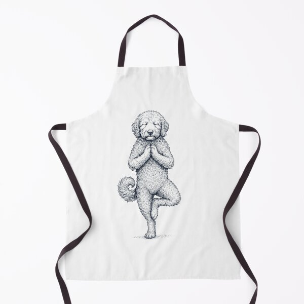 Item preview, Vintage Goldendoodle Yoga Tree Pose Dog Mom Lover designed and sold by TerryConnells.