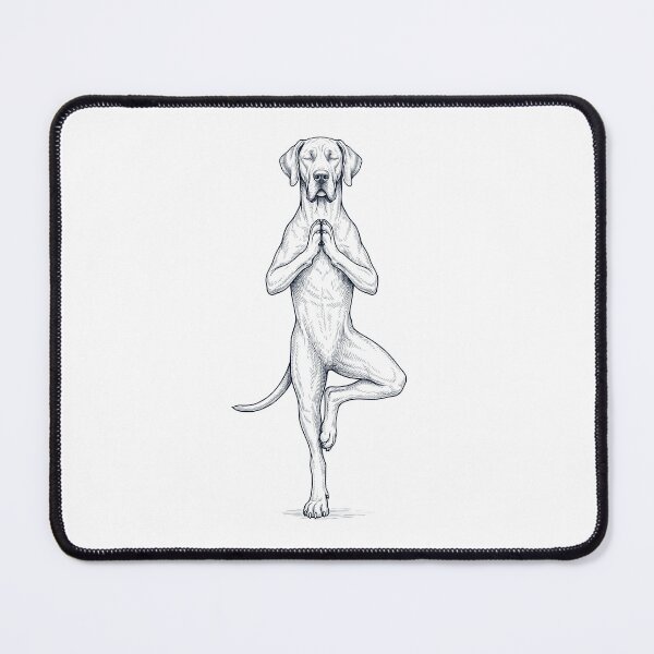 Item preview, Vintage Great Dane Yoga Tree Pose Dog Mom Lover designed and sold by TerryConnells.