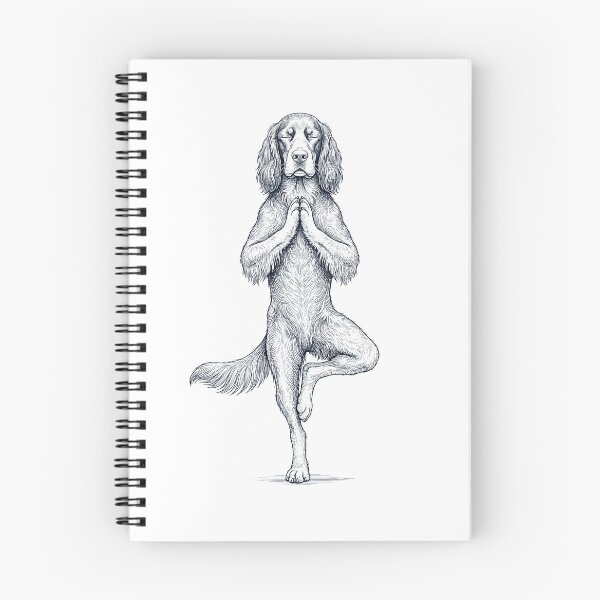 Item preview, Vintage Gordon Setter Yoga Tree Pose Dog Mom Lover designed and sold by TerryConnells.