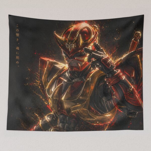 Item preview, Kamen Rider Hibiki Infernal Warrior | Masked Rider Hibiki Oni Form Anime Style Art | Tokusatsu Hero Design designed and sold by Dyan4.