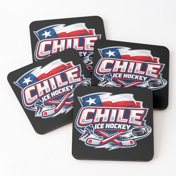 Item preview, Chile Ice Hockey Logo designed and sold by Chile-IceHockey.