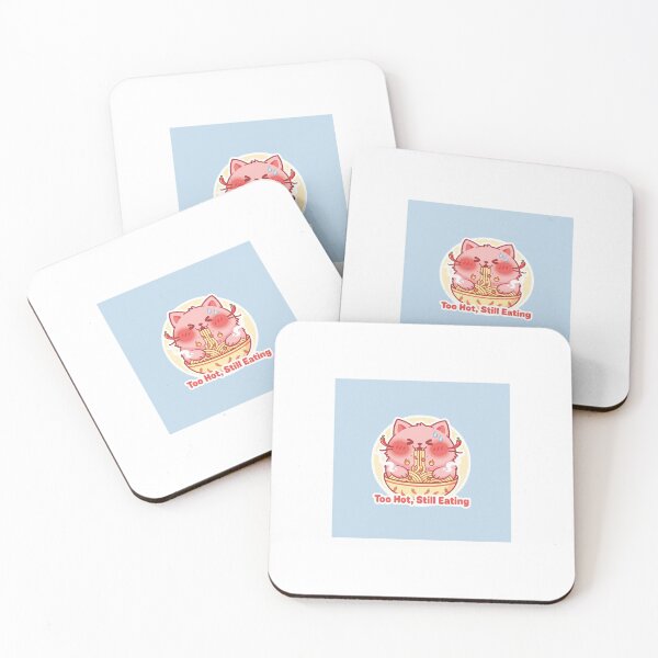 Item preview, Vintage Kawaii Cat Eating Spicy Spaghetti designed and sold by mayatA-rt.