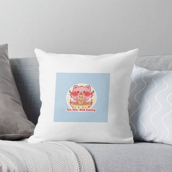 Item preview, Vintage Kawaii Cat Eating Spicy Spaghetti designed and sold by mayatA-rt.