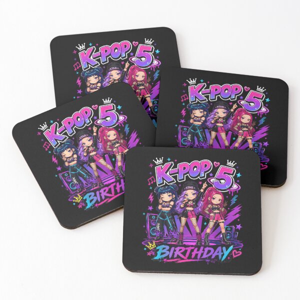 Item preview, K-Pop 5th Birthday Star Girl Group Pop Music Fan Birthday Gift designed and sold by LanoraDamie.