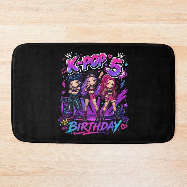 Item preview, K-Pop 5th Birthday Star Girl Group Pop Music Fan Birthday Gift designed and sold by LanoraDamie.