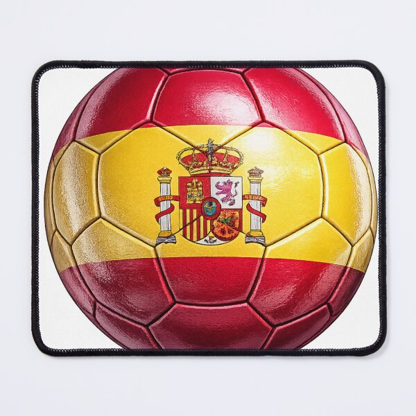 Item preview, Spain Flag Football Design designed and sold by redsharkuk.