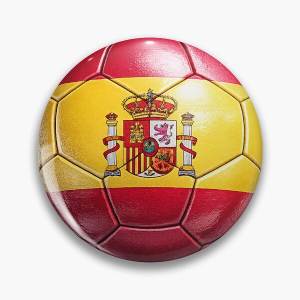 Item preview, Spain Flag Football Design designed and sold by redsharkuk.