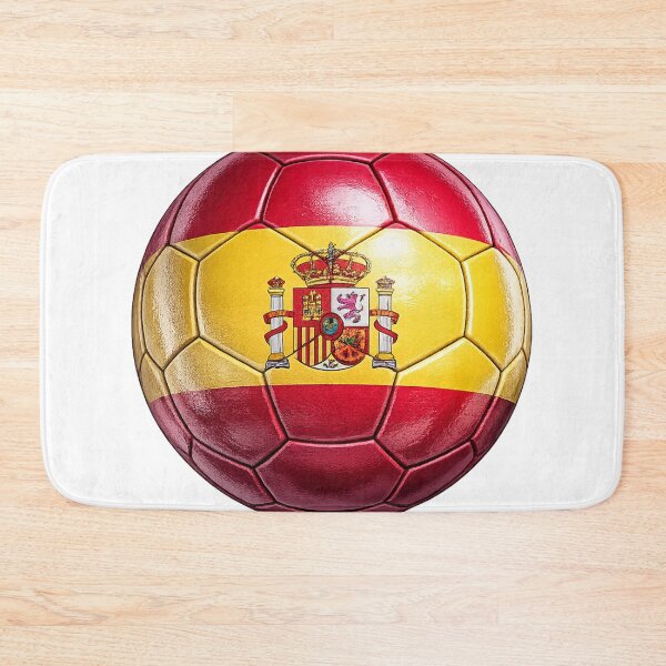 Item preview, Spain Flag Football Design designed and sold by redsharkuk.