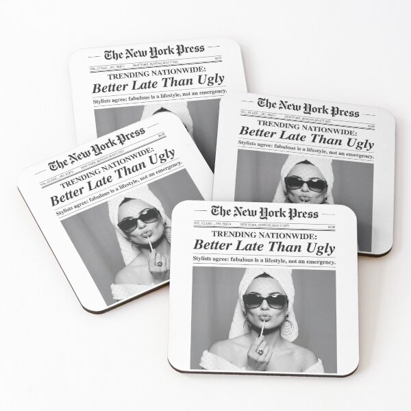Item preview, Trending Nationwide Better Late Than Ugly Vintage Newspaper designed and sold by LanoraDamie.