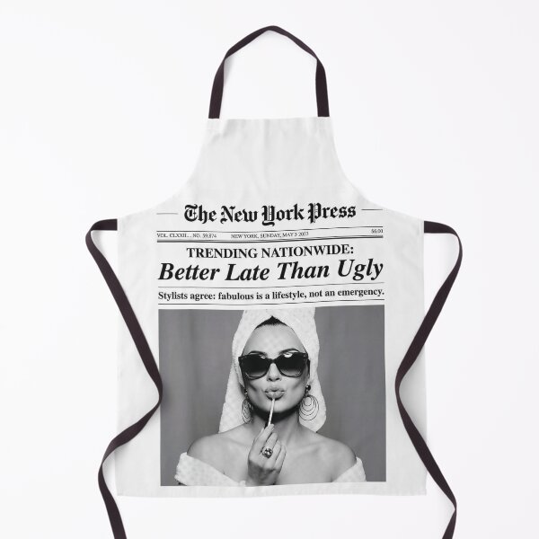 Item preview, Trending Nationwide Better Late Than Ugly Vintage Newspaper designed and sold by LanoraDamie.