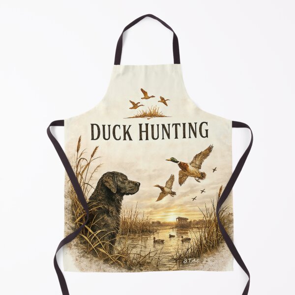 Item preview, Black Labrador Duck Hunting PNG | Waterfowl Retriever Vintage Sketch Design designed and sold by TammyHunterArt.