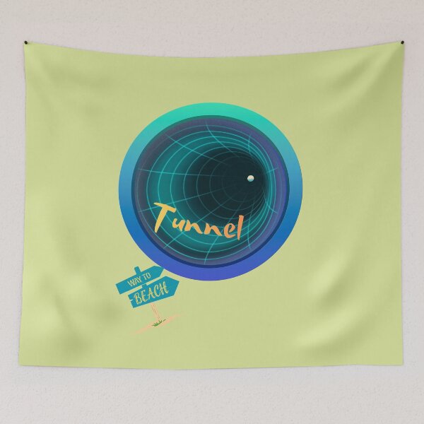 Item preview, Abstract Beach Tunnel Tee designed and sold by Aimetoi.