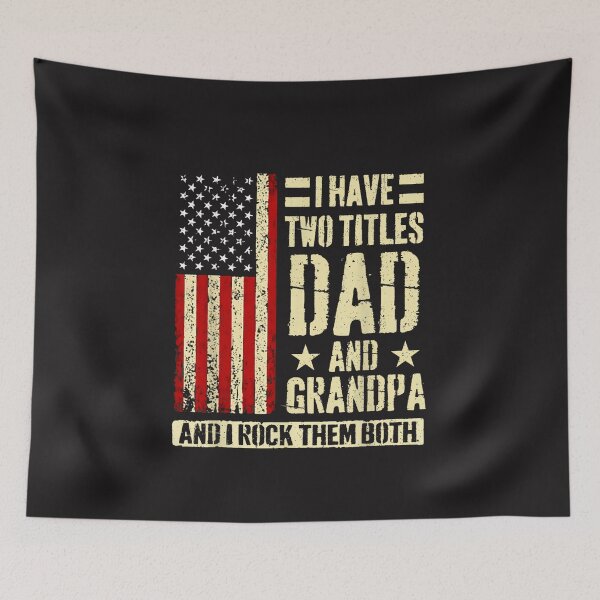 Item preview, I Have Two Titles Dad and Grandpa Funny Fathers Day Design designed and sold by kiralynstration.