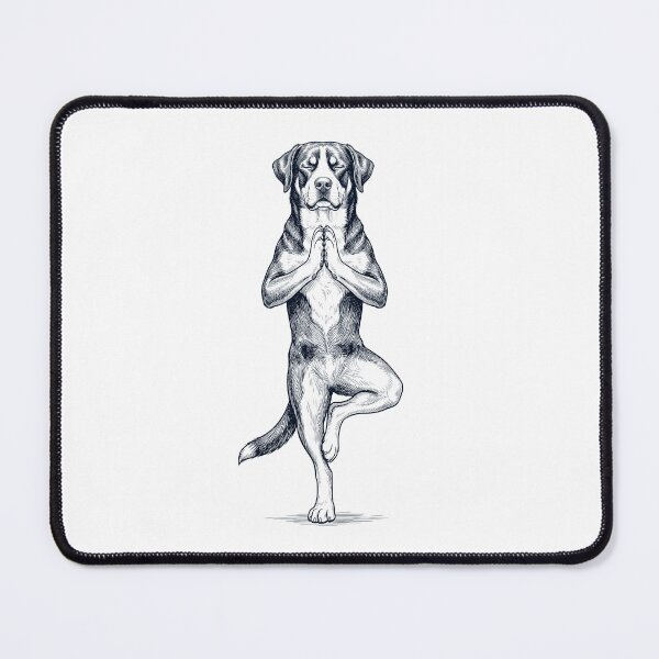Item preview, Vintage Greater Swiss Mountain Dog Yoga Tree Pose Dog Mom Lover designed and sold by TerryConnells.