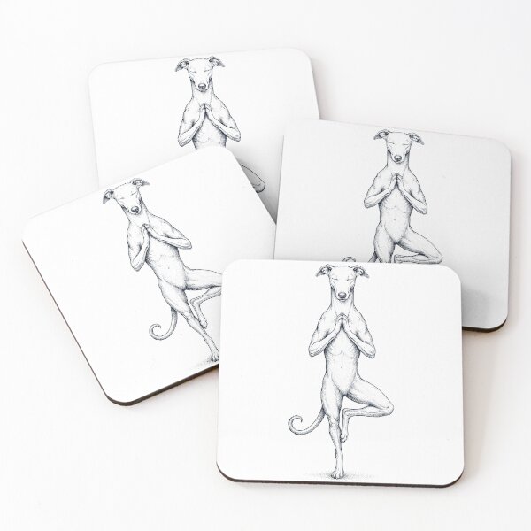 Item preview, Vintage Greyhound Yoga Tree Pose Dog Mom Lover designed and sold by TerryConnells.