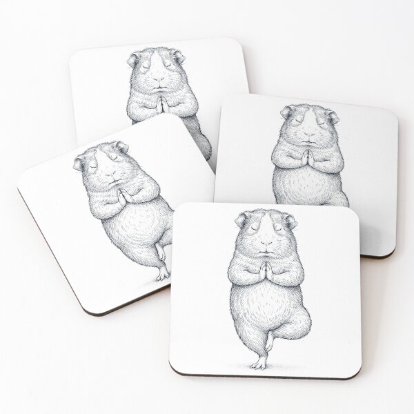 Item preview, Vintage Guinea Pig Yoga Tree Pose Animal Lover designed and sold by TerryConnells.