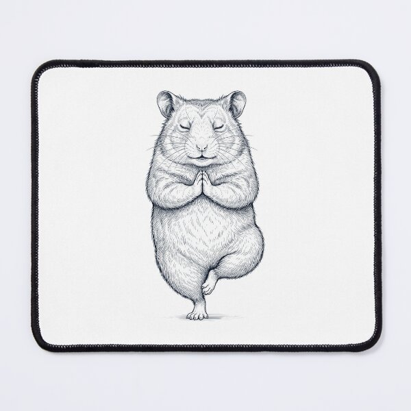 Item preview, Vintage Hamster Yoga Tree Pose Animal Lover designed and sold by TerryConnells.