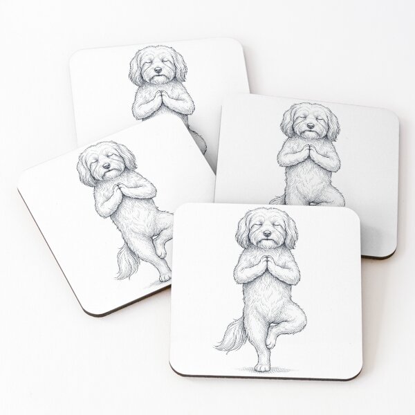 Item preview, Vintage Havanese Yoga Tree Pose Dog Mom Lover designed and sold by TerryConnells.