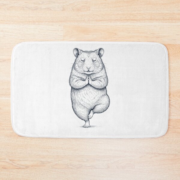 Item preview, Vintage Hamster Yoga Tree Pose Animal Lover designed and sold by TerryConnells.