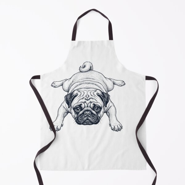 Item preview, Vintage Pug Splooting Dog Mom Dad Lover designed and sold by DoodleTortle.