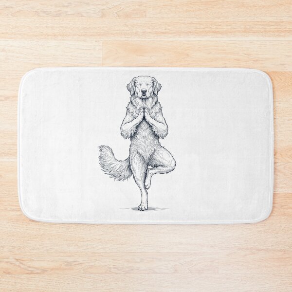 Item preview, Vintage Hovawart Yoga Tree Pose Dog Mom Lover designed and sold by TerryConnells.