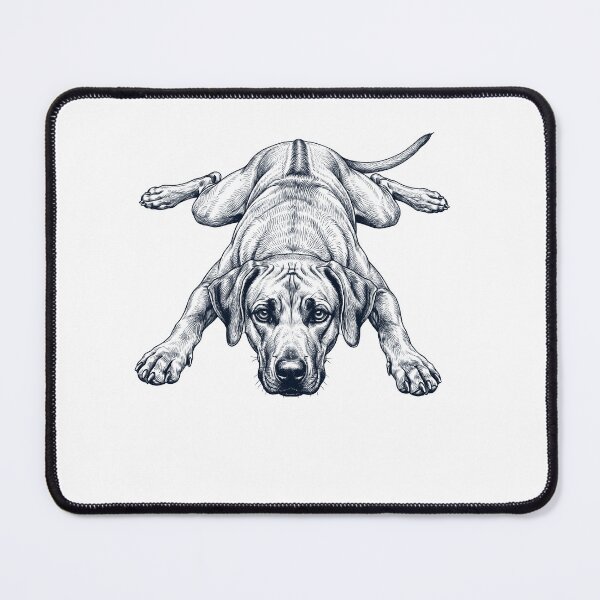 Item preview, Vintage Rhodesian Ridgeback Splooting Dog Mom Dad Lover designed and sold by DoodleTortle.