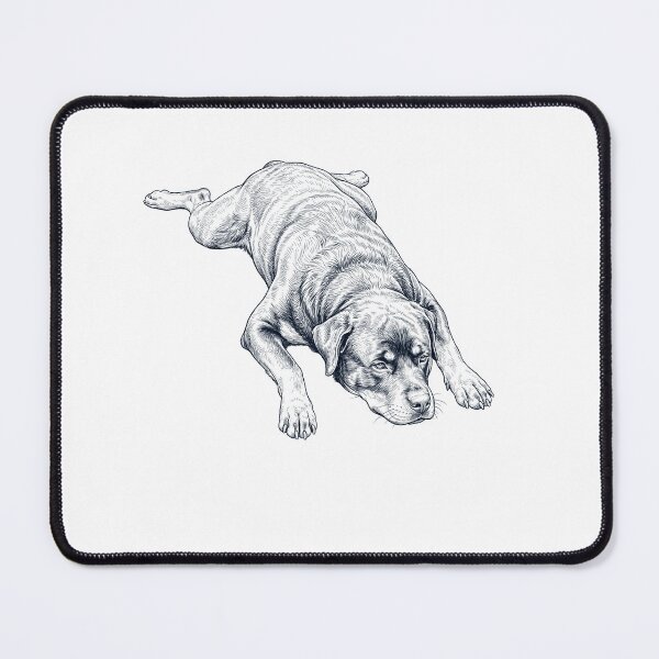 Item preview, Vintage Rottweiler Splooting Dog Mom Dad Lover designed and sold by DoodleTortle.