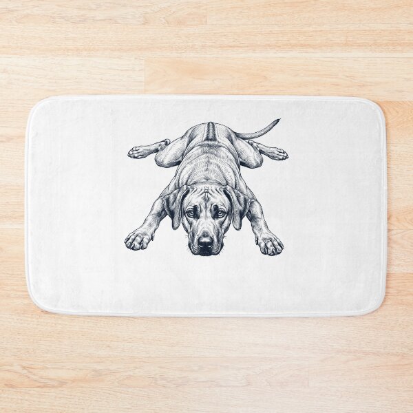 Item preview, Vintage Rhodesian Ridgeback Splooting Dog Mom Dad Lover designed and sold by DoodleTortle.