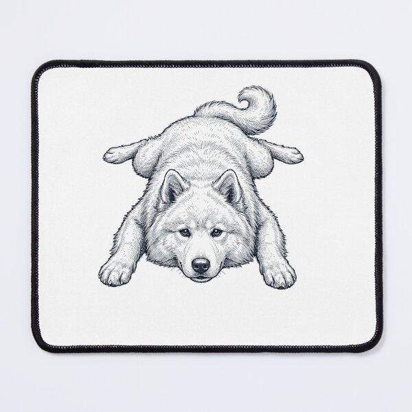 Item preview, Vintage Samoyed Splooting Dog Mom Dad Lover designed and sold by DoodleTortle.