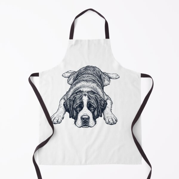 Item preview, Vintage Saint Bernard Splooting Dog Mom Dad Lover designed and sold by DoodleTortle.